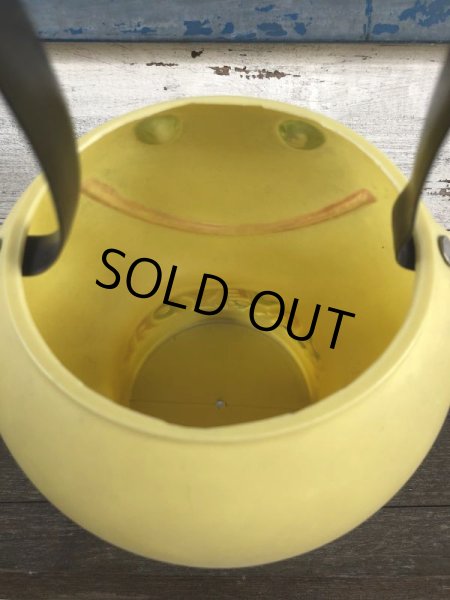 画像5: Vintage Plastic Bucket Smiley Happy Face (J271) (5)