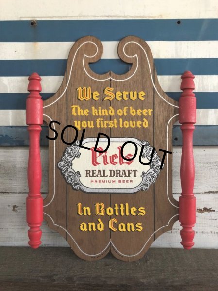 画像1: Vintage Piels Beer Wood Sign (J275)  (1)