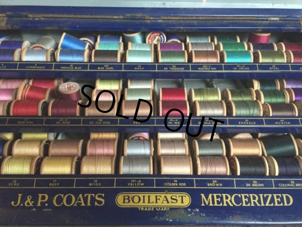 画像5: 30s Vintage J&P Coats Spool Cabinet (J284)   (5)
