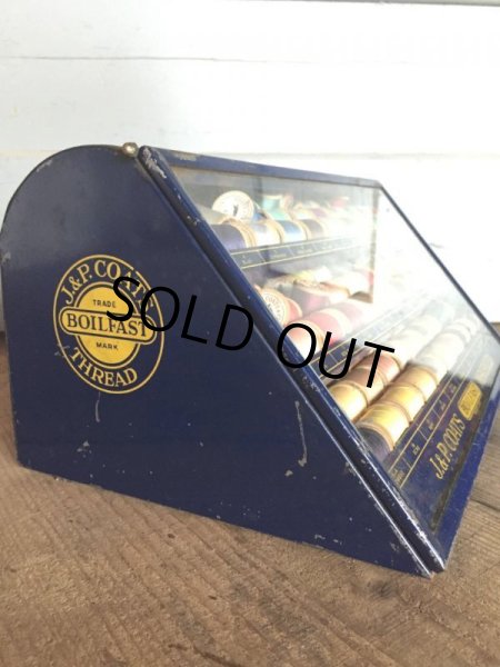 画像2: 30s Vintage J&P Coats Spool Cabinet (J284)   (2)