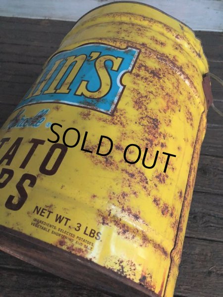 画像9: Vintage Cain's Potato Chips Can (J288)  (9)