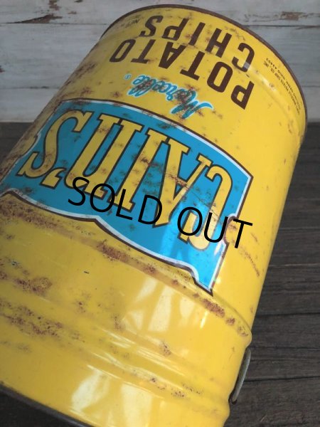 画像8: Vintage Cain's Potato Chips Can (J288)  (8)