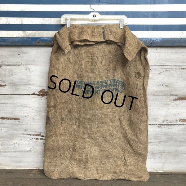 画像2: Vintage LBI Potato Burlap Bag 100 LBS (J291) (2)