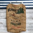 画像1: Vintage Voyageur Potato Burlap Bag 100 LBS (J290) (1)