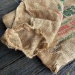 画像4: Vintage Voyageur Potato Burlap Bag 100 LBS (J290) (4)