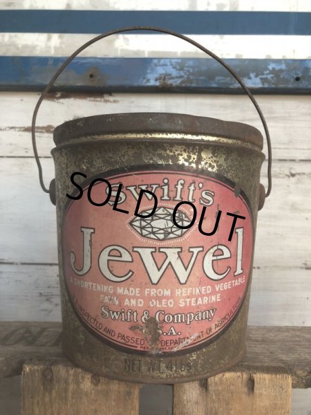 画像3: Vintage Swift's Co USA Jewel 4 Lbs Bucket Can (J294)   (3)