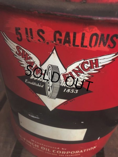 画像6: Vintage MOTUL Swan Finch Established 1853 U.S. 5 GAL (J293)   (6)