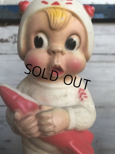 画像8: 50s Vintage Dream Land Rocket Boy Squeak Doll (J295)   (8)