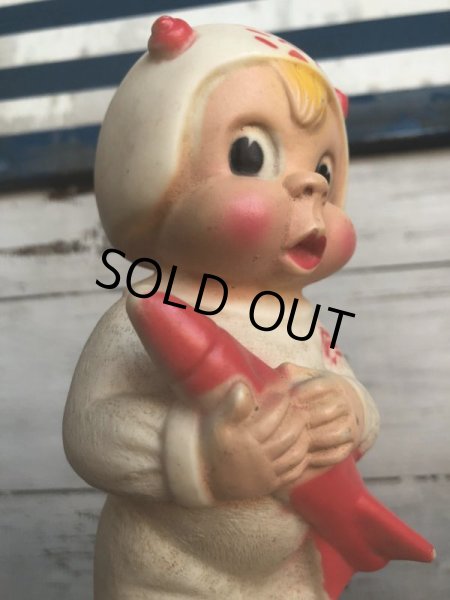 画像6: 50s Vintage Dream Land Rocket Boy Squeak Doll (J295)   (6)