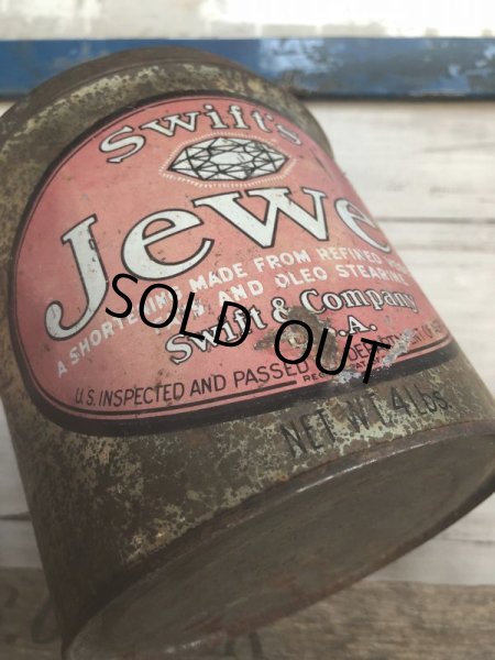画像7: Vintage Swift's Co USA Jewel 4 Lbs Bucket Can (J294)   (7)
