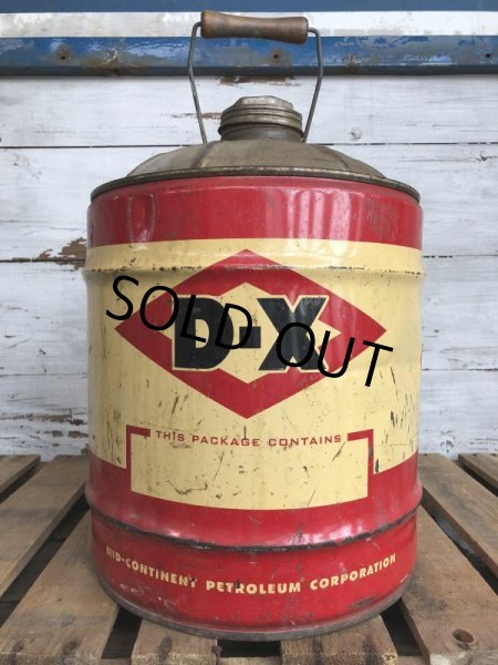 画像3: Vintage DX 5 GAL Gas Oil Can (J297)   (3)