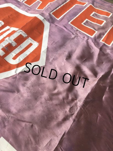 画像7: Vintage NAPA UNITED BRAKE HEADQUARTERS Banner Sign (J322)   (7)