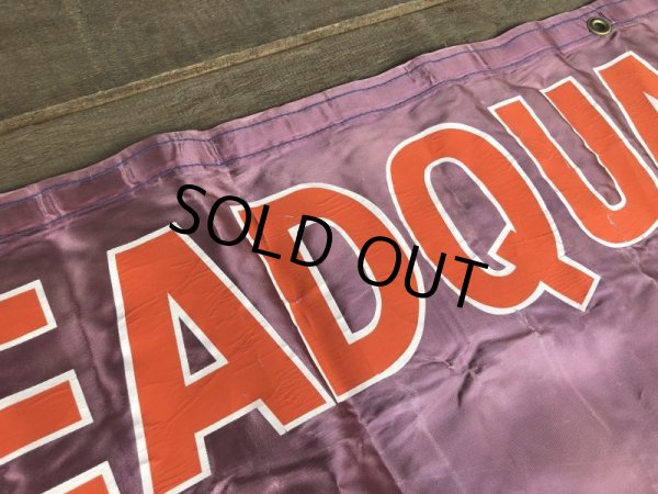 画像11: Vintage NAPA UNITED BRAKE HEADQUARTERS Banner Sign (J322)   (11)