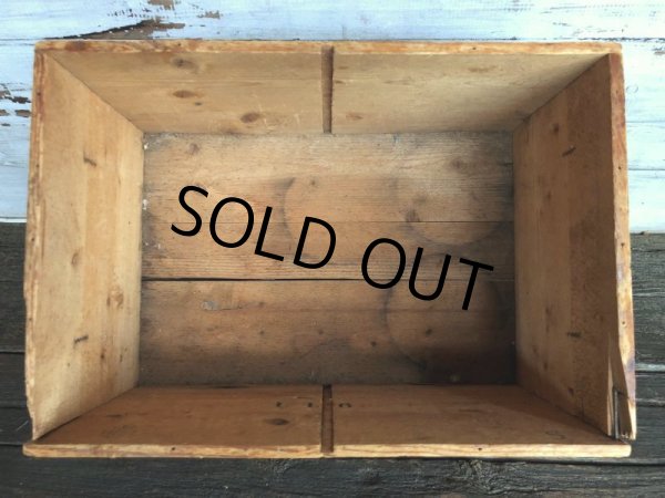 画像8: Vintage Black & White Scotch Whisky  Wooden Crate (J323) (8)