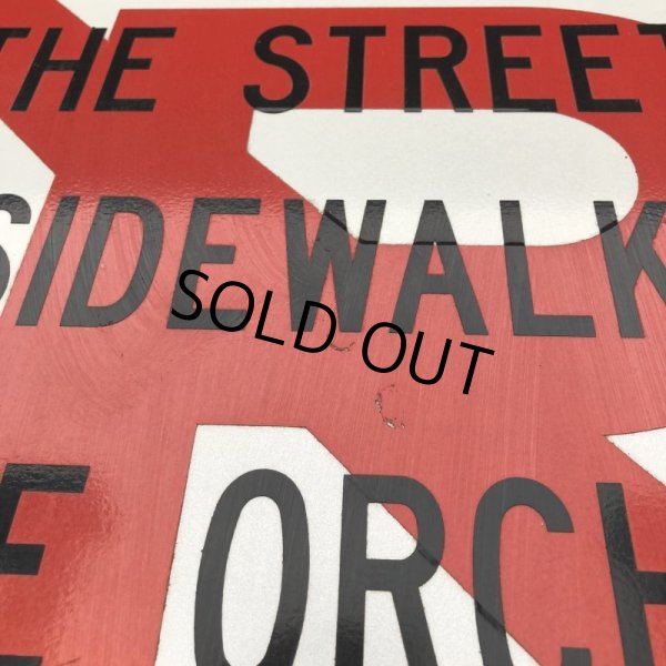 画像5: Vintage Road Sign NO VEHICLE PARKING (J331)   (5)