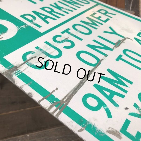 画像5: Vintage Road Sign 3 HR PARKING (J326)   (5)