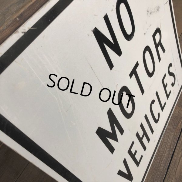 画像5: Vintage Road Sign NO MOTOR VEHICLES (J330)   (5)