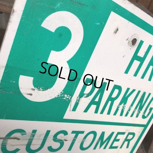 画像6: Vintage Road Sign 3 HR PARKING (J326)   (6)