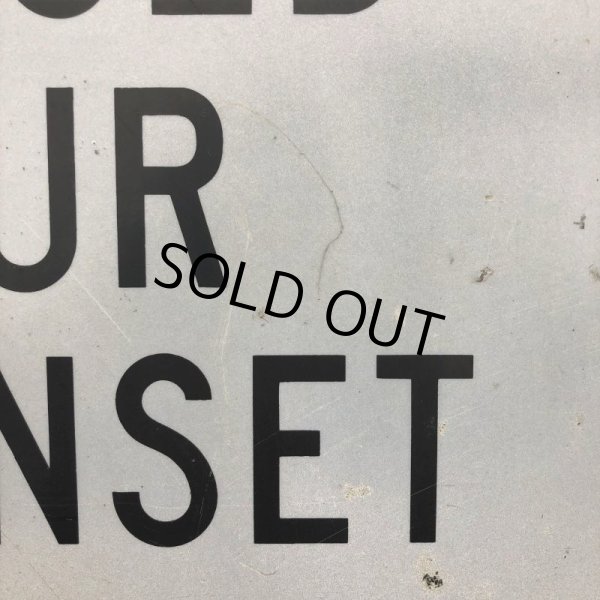 画像6: Vintage Road Sign PARK CLOSED (J332)   (6)