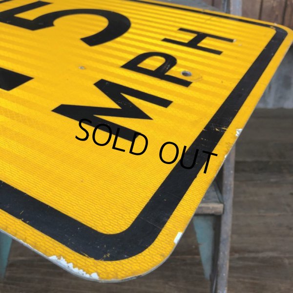 画像3: Vintage Road Sign 15 MPH (J325)   (3)
