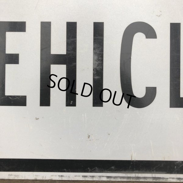 画像6: Vintage Road Sign NO MOTOR VEHICLES (J330)   (6)