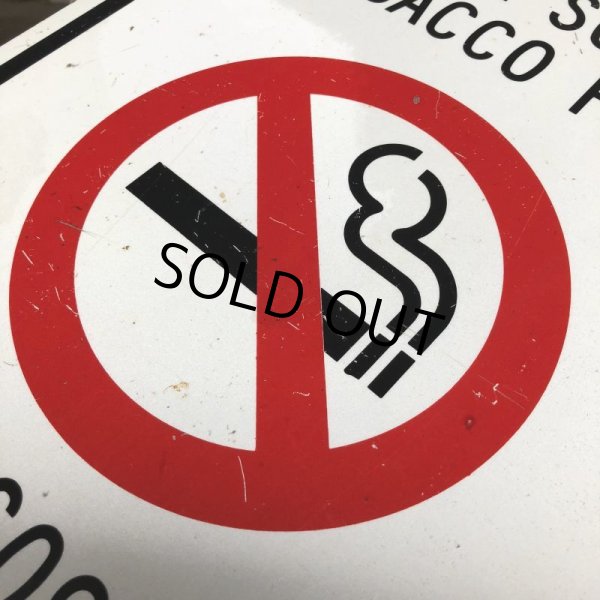 画像5: Vintage Road Sign Seattle Schools Tobacco Free No Smoking (J329)   (5)