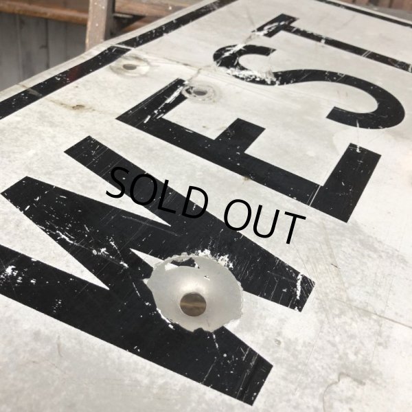 画像4: Vintage Road Sign WEST (J324)   (4)