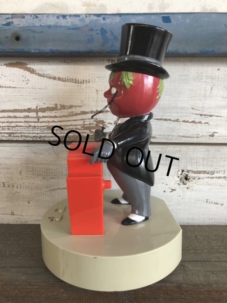 画像2: Vintage Heinz Mr Aristocrat Tomato Man Talking Alarm Clock (J335) (2)