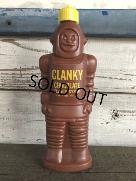 画像1: Vintage Clanky Chocolate Syrup bottl (J336) (1)