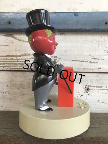 画像4: Vintage Heinz Mr Aristocrat Tomato Man Talking Alarm Clock (J335) (4)