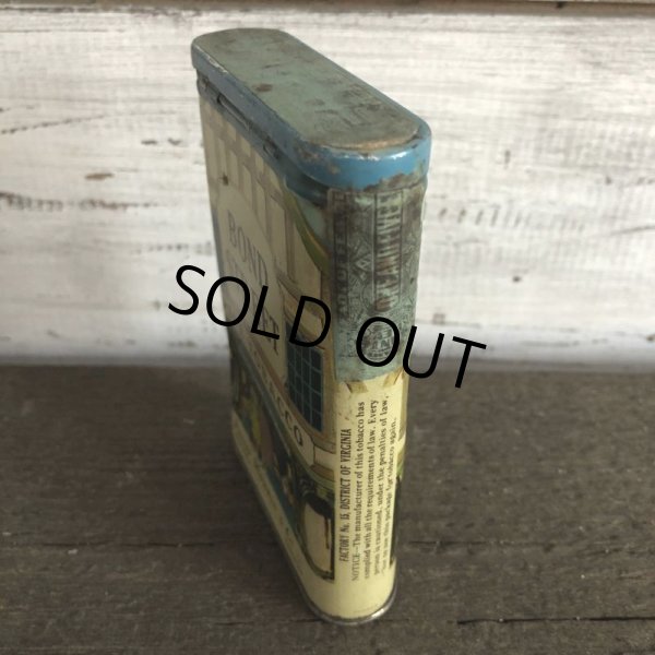 画像2: Vintage BOND STREET Tabacco Pocket Tin Can (J343)     (2)