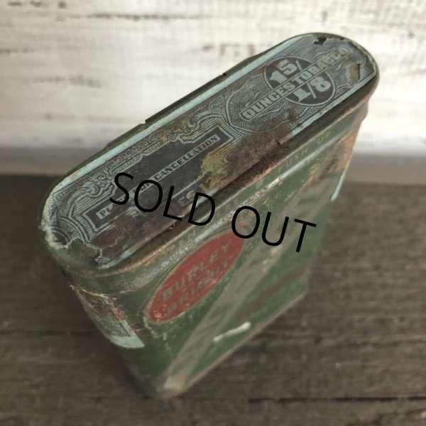 画像5: Vintage HALF AND HALF Tabacco Pocket Tin Can (J338)     (5)