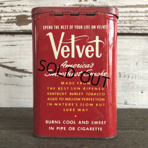 画像3: Vintage Velvet Tabacco Pocket Tin Can (J339)     (3)