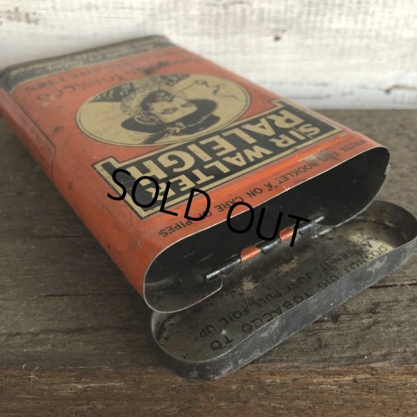 画像6: Vintage SIR WALTER RALEIGH Tabacco Pocket Tin Can (J341)     (6)
