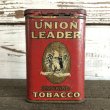 画像3: Vintage UNION LEADER Tabacco Pocket Tin Can (J340)     (3)