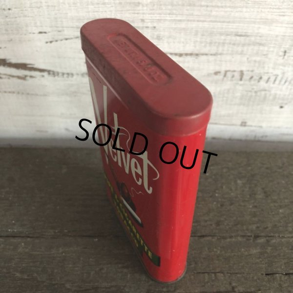画像4: Vintage Velvet Tabacco Pocket Tin Can (J339)     (4)