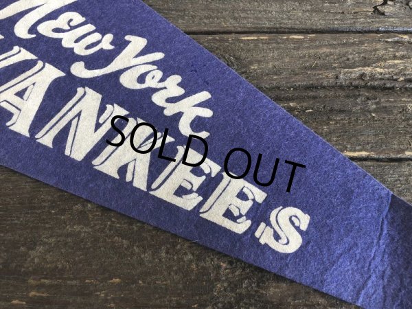 画像3: Vintage MLB Pennant Flag Banners NY YANKEES (J355) (3)