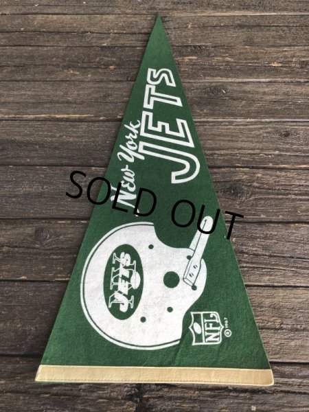 画像6: 60s Vintage NFL Pennant Flag Banners NY JETS (J353) (6)