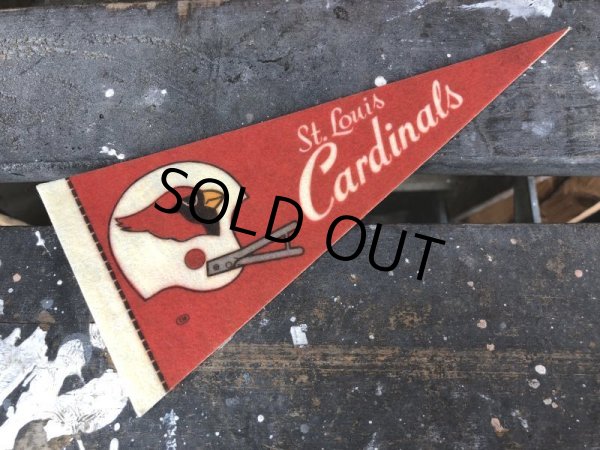 画像1: 70s Vintage NFL Mini Pennant St Louis Cardinals (J350) (1)