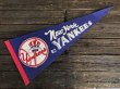 画像1: Vintage MLB Pennant Flag Banners NY YANKEES (J355) (1)