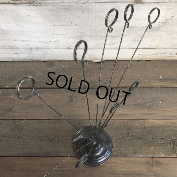 画像5: Vintage Wire Display Stand Card Holder (J357) (5)