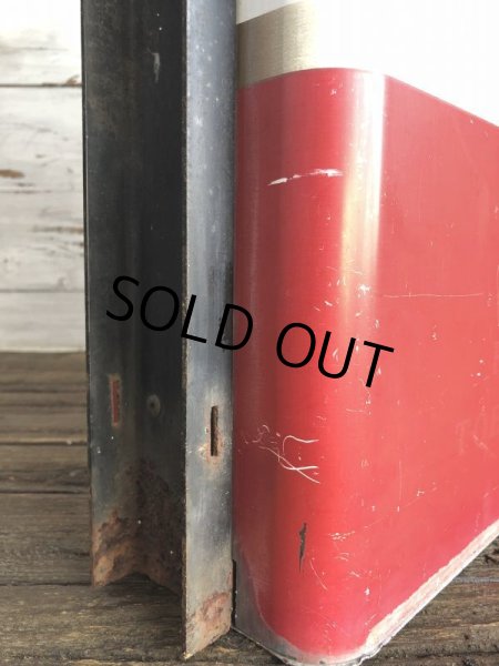 画像4: Vintage Winston Cigarettes Flange Double Sided Store Display Sign (J359) (4)