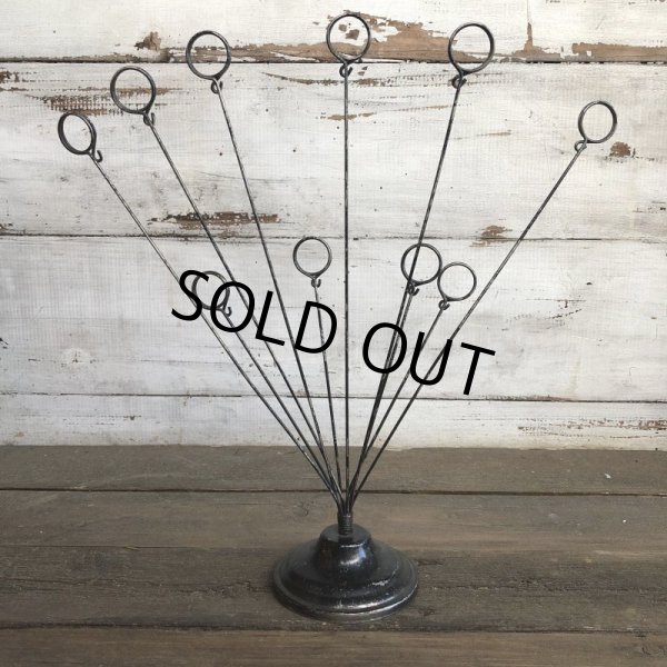 画像3: Vintage Wire Display Stand Card Holder (J357) (3)