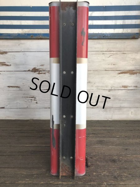 画像5: Vintage Winston Cigarettes Flange Double Sided Store Display Sign (J359) (5)