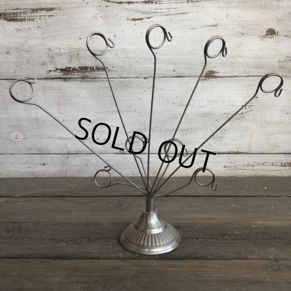 画像3: Vintage Wire Display Stand Card Holder (J356) (3)