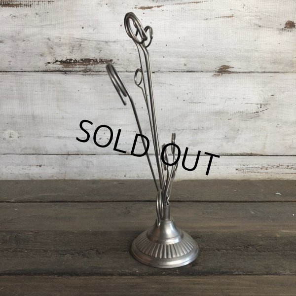 画像4: Vintage Wire Display Stand Card Holder (J356) (4)