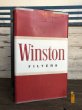 画像2: Vintage Winston Cigarettes Flange Double Sided Store Display Sign (J359) (2)