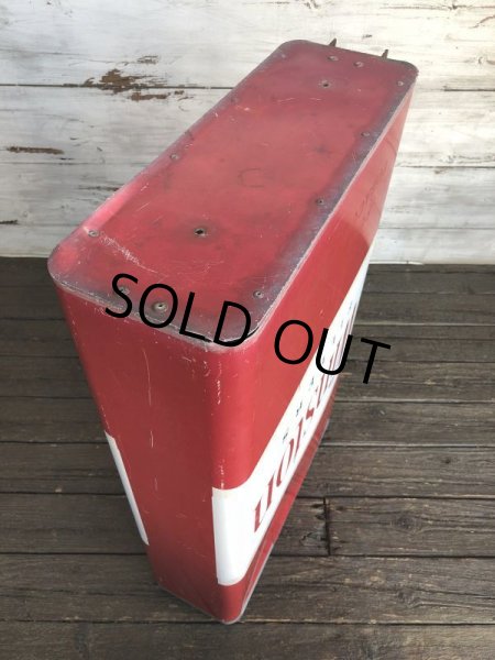 画像11: Vintage Winston Cigarettes Flange Double Sided Store Display Sign (J359) (11)