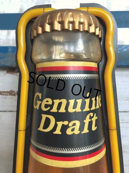 画像7: 80s Miller Beer Genuine Draft Cold Filtered Neon Sign (J361) (7)