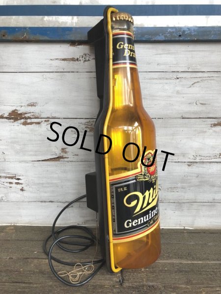 画像5: 80s Miller Beer Genuine Draft Cold Filtered Neon Sign (J361) (5)